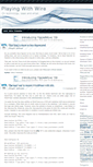 Mobile Screenshot of playingwithwire.com